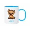 hyena plast hrnek modry