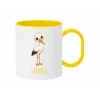 cap plast hrnek zluty