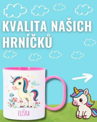 Nerozbitný parťák pro dětská dobrodružství! 🦄✨ Naše plastové hrnečky zvládnou divoké pády i myčku. Vyberte z roztomilých...