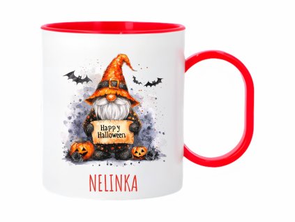 Trpaslík s kouzelnickým kloboukem Červený