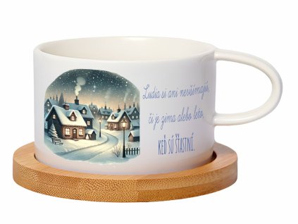 Klidná zimní vesnice