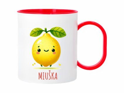 Detský plastový hrnček 300 ml - Citrónek