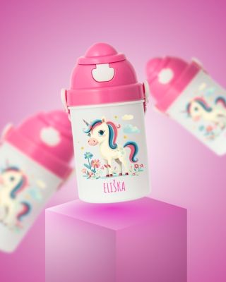Láhev s jednorožcem a jménem na přání je splněným snem pro malé princezny 👑. Ve školce ani na kroužku se nezatoulá a navíc...