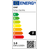 energy label image onf flat nano plus stand white