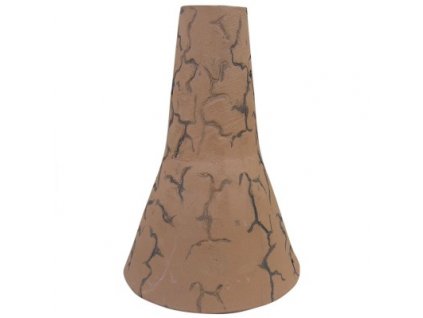 Keramický kryt na UV lampu hnědý