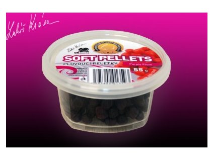 LK BAITS SOFT PELETKY PURPLE PLUM MĚKČENÉ V DIPU 8 - 14MM MIX 150ML