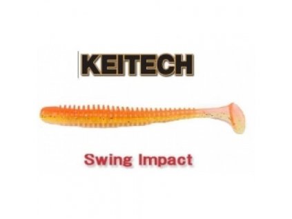 Keitech Swing Impact 4&quot; - Orange Shiner 8ks