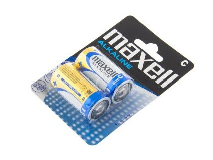 Nenabíjecí baterie C Maxell Alkaline 2ks Blistr