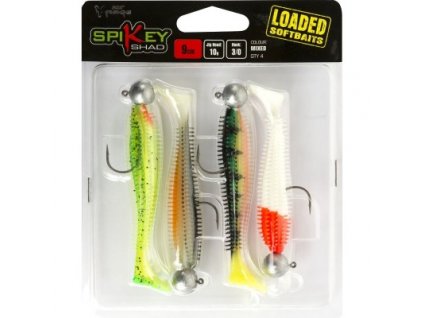 FOX RAGE Gumová Nástraha Loaded Spikey Mixed Colour Lure Packs 6 cm