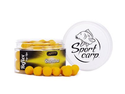 SPORTCARP PLOVOUCÍ BOILIES REFLEX BANANA (BANÁN - ŽLUTÁ) 15 MM