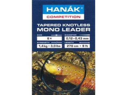 Ujímané Návazce Monofilní 2,7 m kamufláž 0,22-0,56 mm