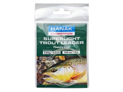 Návazec HANÁK Competition Superlight Trout 1,5 m Hover čirý