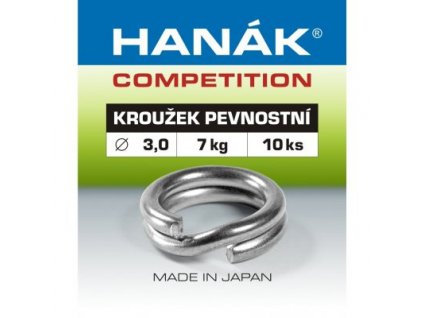 Kroužek pevnostní 5.0mm,15kg,10ks