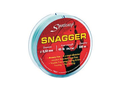 Sportcarp odhozový vlasec Snagger 100 m Varianta: ø 0,60 mm 60 lb 27,3 kg