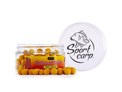 SPORTCARP METHOD FEEDER BALANCED BOILIES 9 MM SWEET BANANA