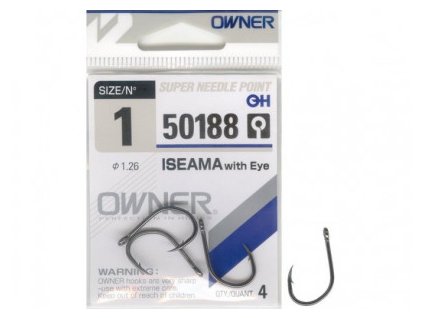 Háček Owner 50188 s očkem vel.6, 8ks