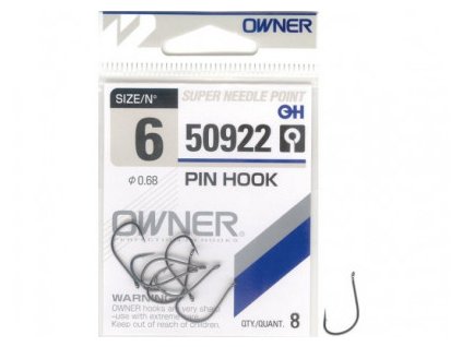 Háček Owner 50922 s očkem vel.12, 11ks