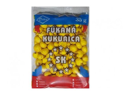 Foukaná kukuřice 35g česnek