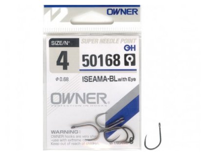 Háčky Owner 50168 s očkem vel.4, 6ks