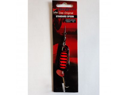 Dam Effzett Standard Spoon 4.5cm,16g Fluo Red/Black UV