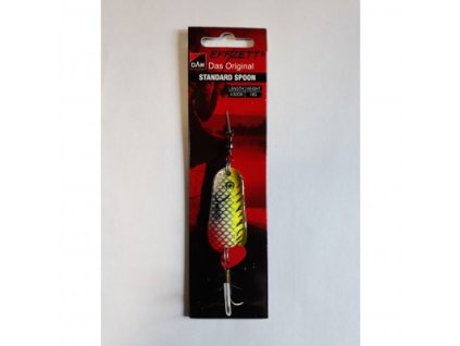Dam Effzett Standard Spoon 4.5cm,16g Olive/Chartreuse Tiger UV