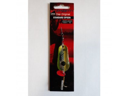 Dam Effzett Standard Spoon 4.5cm,16g Olive/Silver UV