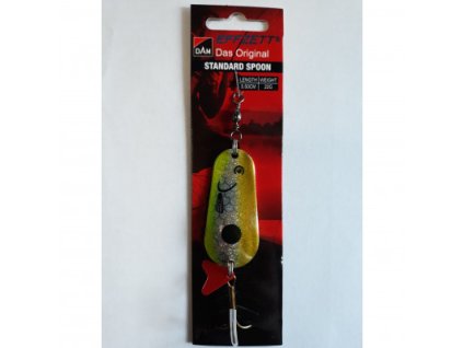 Dam Effzett Standard Spoon 5.5cm,22g Oliver/Silver UV