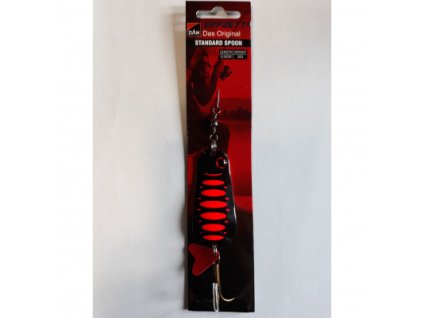 Dam Effzett Standard Spoon 6.5cm,30g Fluo Red/Black UV