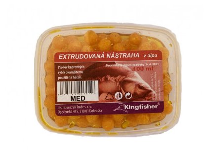 Extrudovaná nástraha v dipu 100ml jahoda