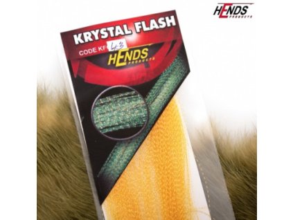 KRYSTAL FLASH - ORANŽOVÁ S HNEDÝM LESKEM