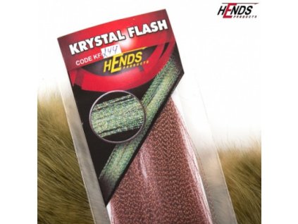 KRYSTAL FLASH - TM. HNĚDÁ S HNĚDÝM LESKEM