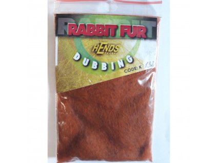 RABBIT FUR DUBBING - ORANŽOVÁ