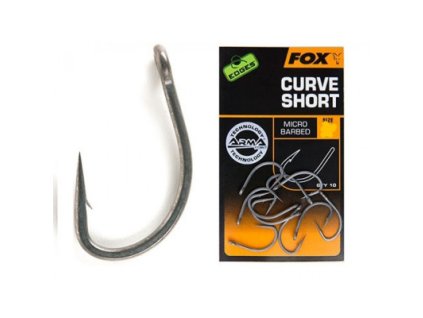 Fox Edges Armapoint Curve Shank Short sz 8