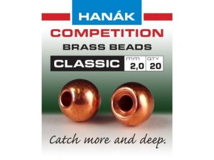 Hanák Classic mosaz.hlavičky měděné 3.8mm,20ks