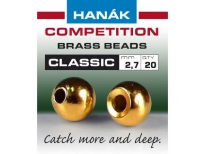 Hanák Classic mosaz.hlavičky zlaté 3.2mm,20ks