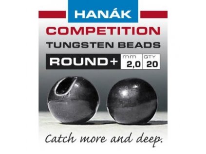 Hanák Round+tung.hlavičky černý nikl 3.5mm,20ks