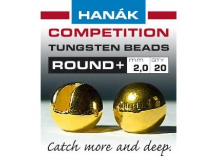 Hanák Round+tung.hlavičky zlaté 1.5mm,20ks