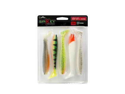 fox rage gumova nastraha spikey shad 12cm mixed colours 5ks ie38187