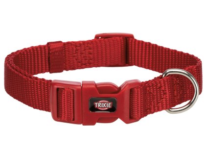 Obojek Premium 22-35cm/10mm XS-S červený