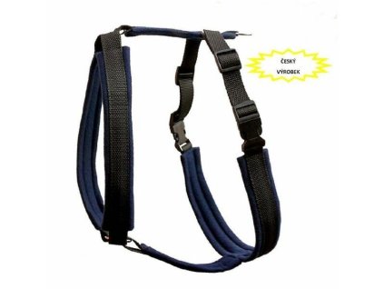 Falko Postroj Becky XL modro-černý, 60 cm