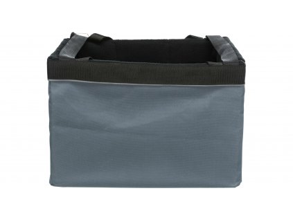 Trixie Front-box transportní košík na řidítka, 38x25x25cm, šedá