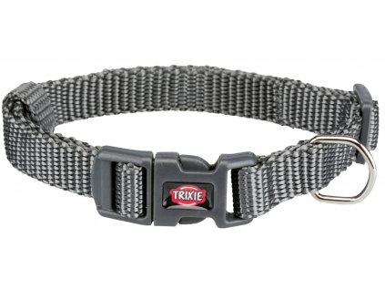 Obojek Premium 30-45cm/15mm S-M grafit