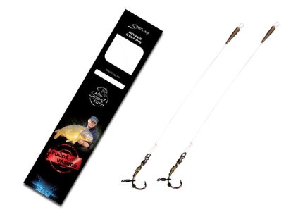 12744 sportcarp hotove navazce ronnie stiff rig 25 lb 11 4 kg 2 ks