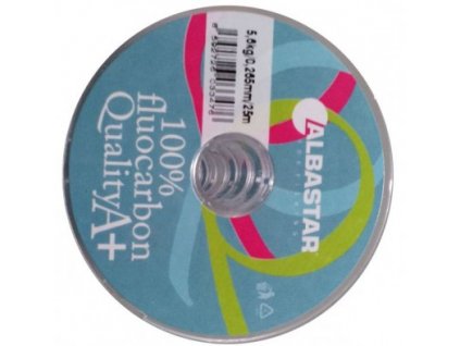 Albastar Fluocarbon vlasec 25m,0.205mm,3.9kg
