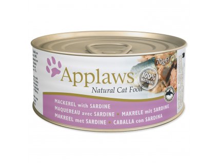 Applaws konzerva cat mackerel/sardine 70g