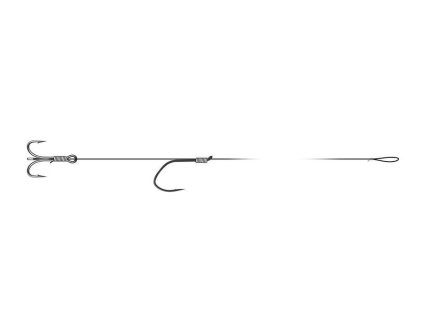 Sportcarp montáž CL2 ø 1,0 mm délka 125 cm nosnost 130 kg Varianta: velikost trojháčku 6/0 velikost háčku 8/0