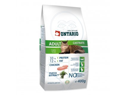 Ontario cat adult castrate 0,4kg