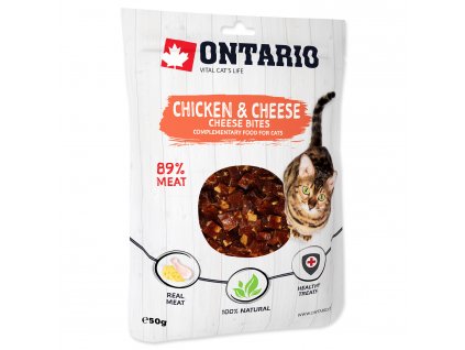 Pochoutka ONTARIO kuřecí kousky se sýrem 50g