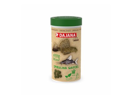 17097 dajana spirulina wafers potapive disky pro akvarijni ryby 100ml 00