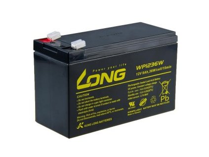 Long 12V 9Ah olověný akumulátor HighRate F2